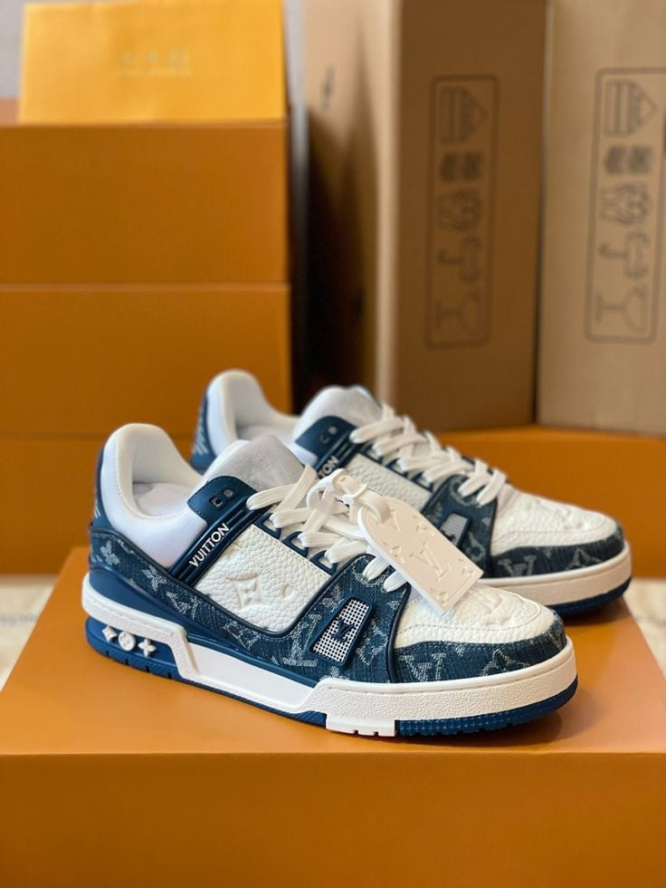 LV Trainer Sneaker ‘Denim Monogram Blue’
