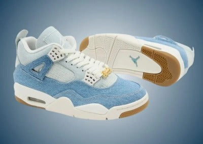 NK Air Wmns Jordan 4 Retro TEX ‘Worn Blue Denim’