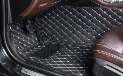 Black & Beige Car Mats