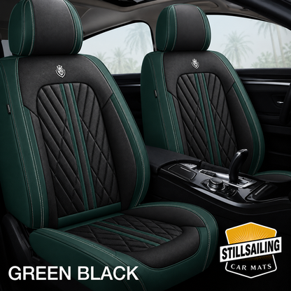Green & Black Car Seat Covers