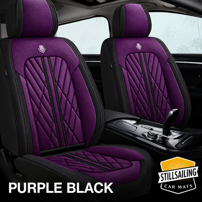 Purple & Black Car Seat Covers
