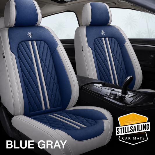 Blue & Gray Car Seat Covers