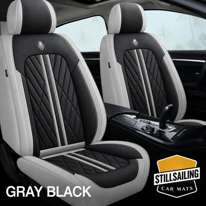 Gray & Black Car Seat Covers