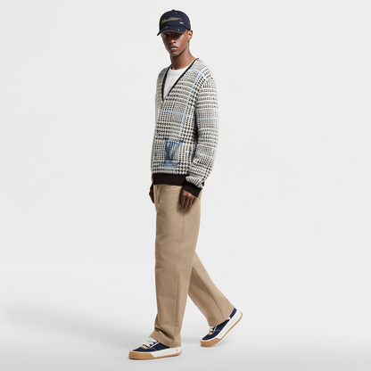 LV Tilted Sneaker Navy Blue